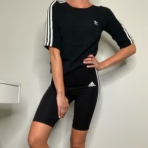 NWT adidas bike shorts outfit XS